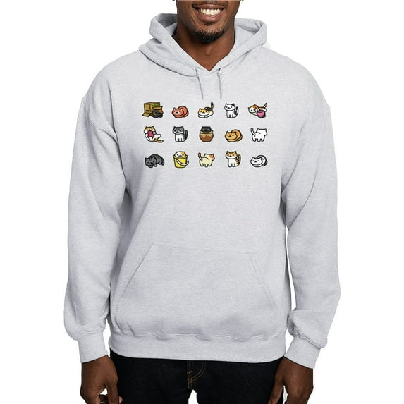 CafePress - Neko Atsume Jumper Hoody - Pullover Hoodie, Hooded Sweatshirt
