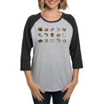 thumbnail image 1 of CafePress - Neko Atsume Long Sleeve T Shirt - Womens Baseball Tee, 1 of 4