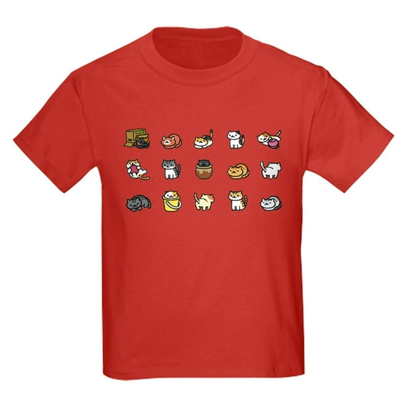 CafePress - Neko Atsume T Shirt - Dark T-Shirt Kids XS-XL
