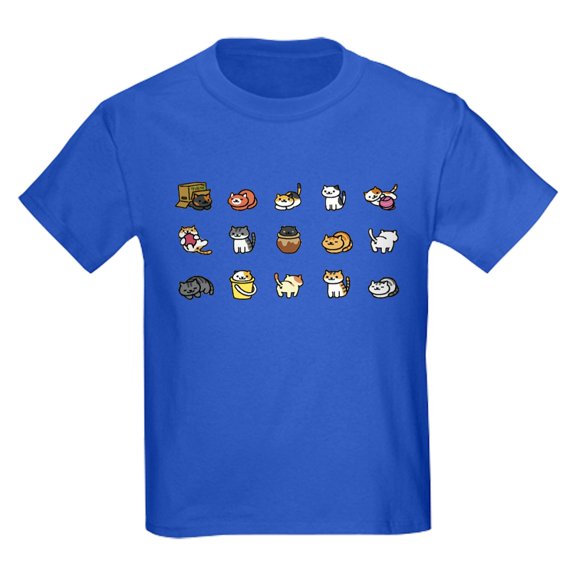 CafePress - Neko Atsume T Shirt - Dark T-Shirt Kids XS-XL