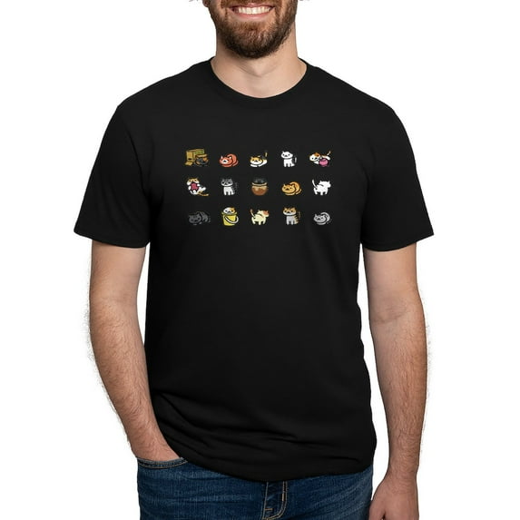 CafePress - Neko Atsume T Shirt - Mens Tri-blend T-Shirt