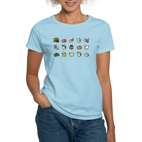 CafePress - Neko Atsume Women's Value T Shirt - Women's Classic T-Shirt