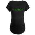 thumbnail image 1 of CafePress - Neon Esperanto Maternity Dark T Shirt - Maternity Dark T-Shirt, 1 of 3