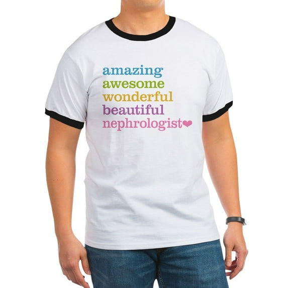 CafePress - Nephrologist T Shirt - 100% Cotton Ringed T-Shirt