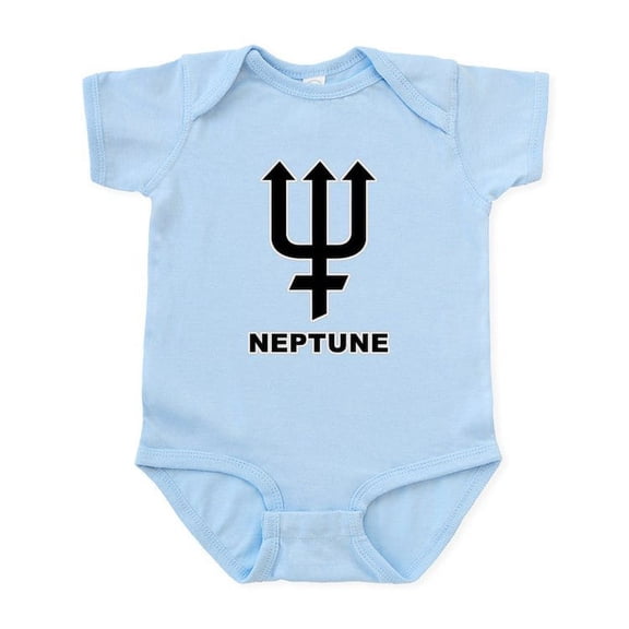 CafePress - Neptune Infant Bodysuit - Baby Light Bodysuit, Size Newborn - 24 Months