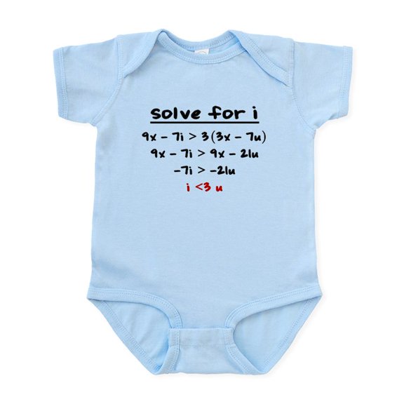CafePress - Nerdlove Body Suit - Baby Light Bodysuit, Size Newborn - 24 Months
