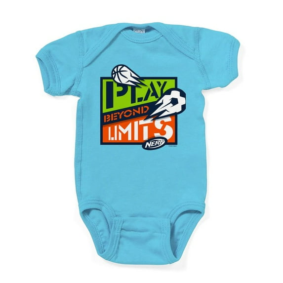 CafePress - Nerf Beyond Limits Body Suit - Cute Infant Bodysuit Baby Romper - Size Newborn - 24 Months