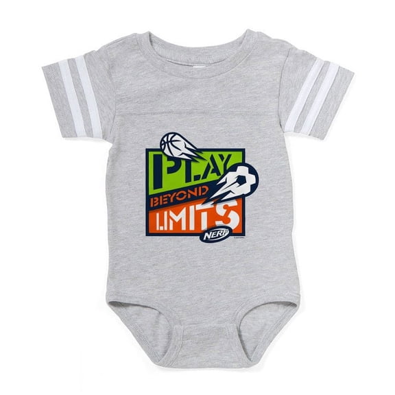 CafePress - Nerf Beyond Limits - Cute Infant Baby Football Bodysuit