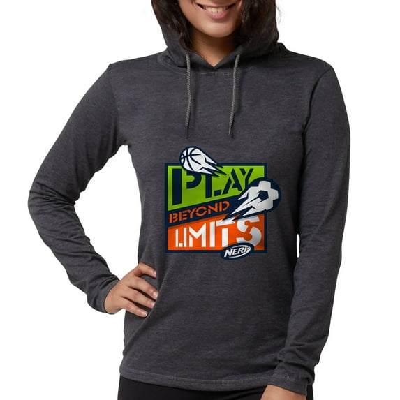 CafePress - Nerf Beyond Limits Long Sleeve T Shirt - Womens Hooded Shirt