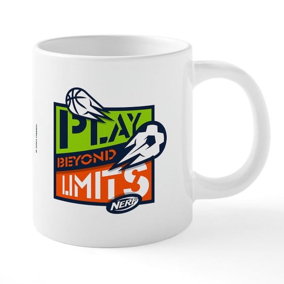 CafePress - Nerf Beyond Limits Mugs - 20 Oz White Ceramic Mega Mug