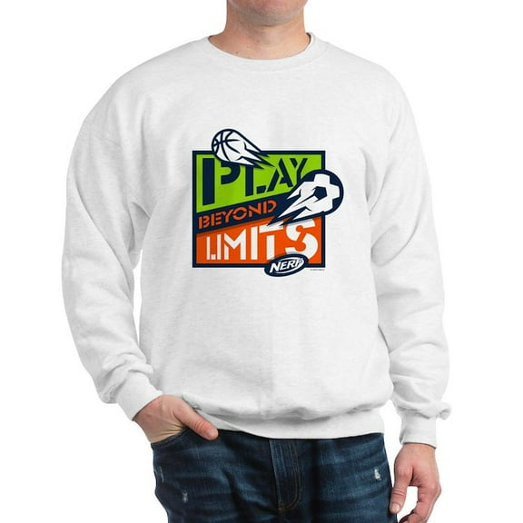 CafePress - Nerf Beyond Limits Sweatshirt - Crew Neck Sweatshirt