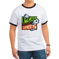 thumbnail image 1 of CafePress - Nerf Beyond Limits T Shirt - 100% Cotton Ringed T-Shirt, 1 of 4