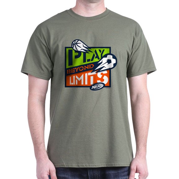 CafePress - Nerf Beyond Limits T Shirt - Men's Classic Graphic Cotton T-Shirt