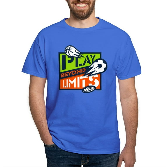 CafePress - Nerf Beyond Limits T Shirt - Men's Classic Graphic Cotton T-Shirt