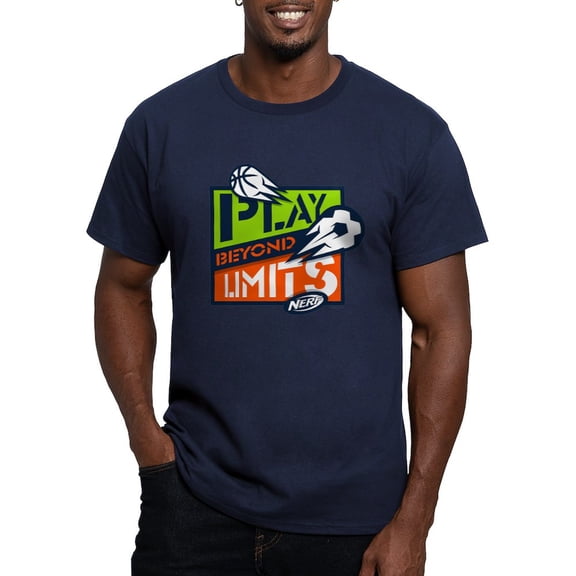 CafePress - Nerf Beyond Limits T Shirt - Men's Fitted T-Shirt