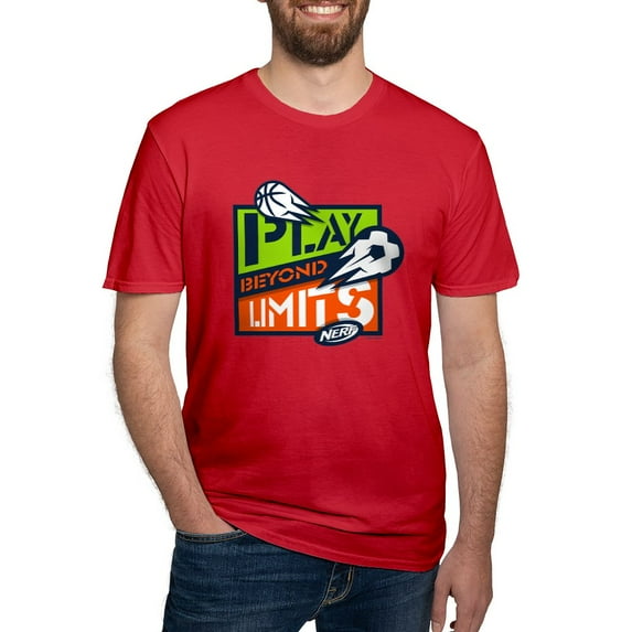 CafePress - Nerf Beyond Limits T Shirt - Men's Fitted T-Shirt