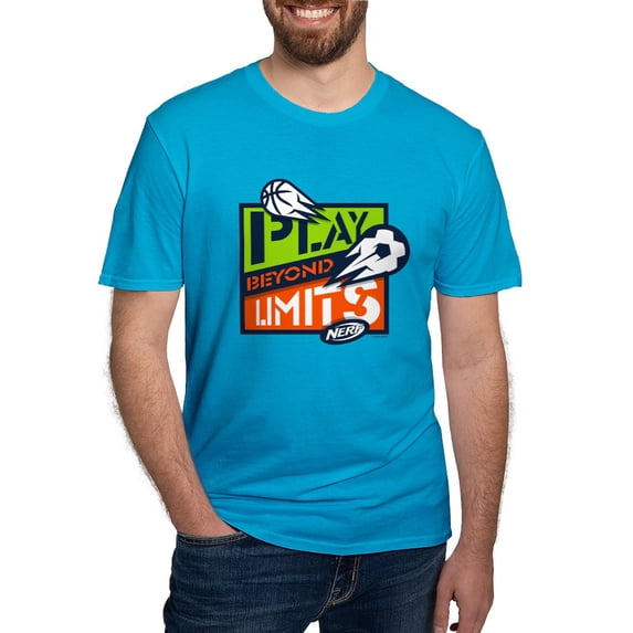 CafePress - Nerf Beyond Limits T Shirt - Men's Fitted T-Shirt