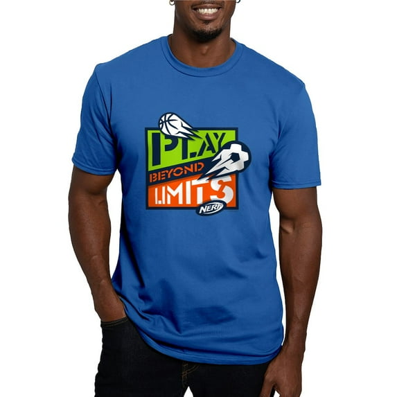 CafePress - Nerf Beyond Limits T Shirt - Men's Fitted T-Shirt