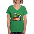 thumbnail image 1 of CafePress - Nerf Beyond Limits T Shirt - Women's V-Neck Dark T-Shirt, 1 of 4