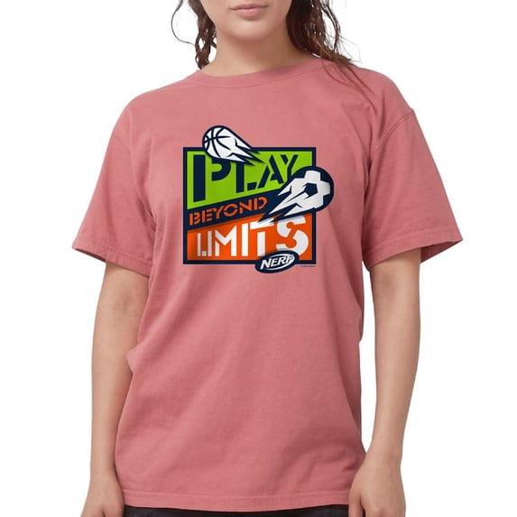 CafePress - Nerf Beyond Limits T Shirt - Womens Comfort Colors® Shirt