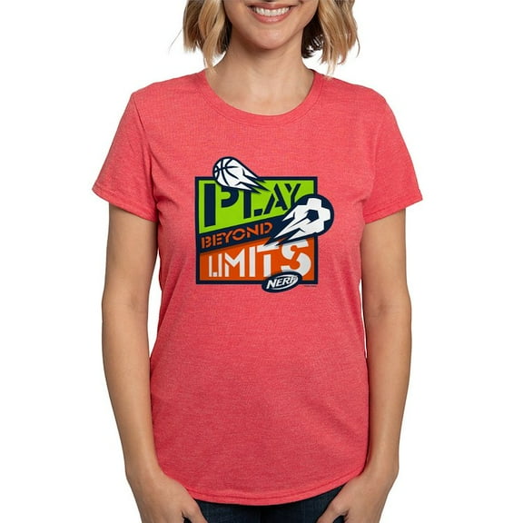 CafePress - Nerf Beyond Limits T Shirt - Womens Tri-blend T-Shirt