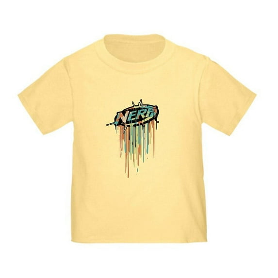 CafePress - Nerf Classic Melted Logo T Shirt - Cute Toddler T-Shirt, 100% Cotton