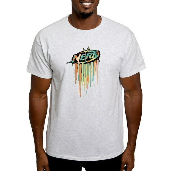 CafePress - Nerf Classic Melted Logo T Shirt - Light T-Shirt - CP