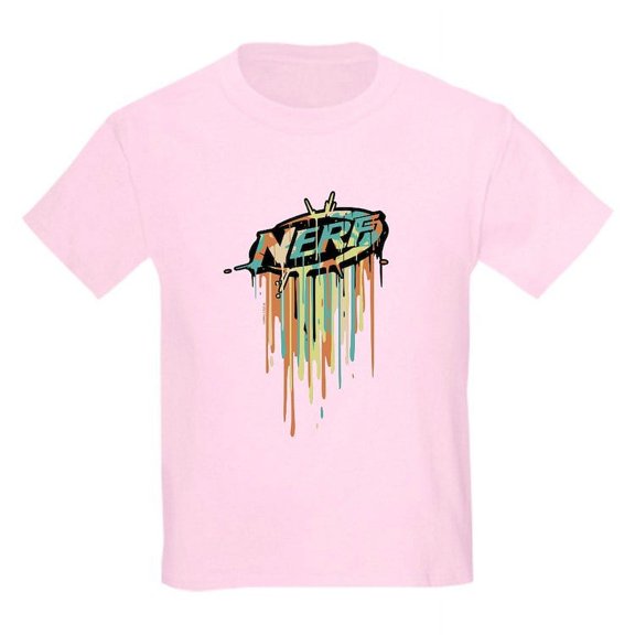 CafePress - Nerf Classic Melted Logo T Shirt - Light T-Shirt Kids XS-XL