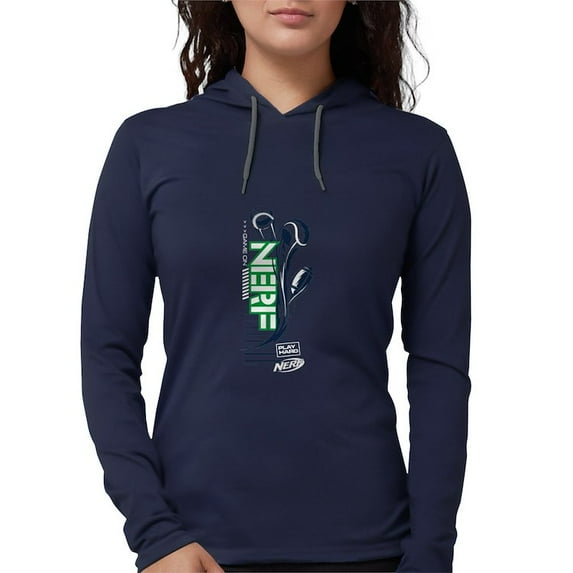 CafePress - Nerf Game On Long Sleeve T Shirt - Womens Hooded Shirt