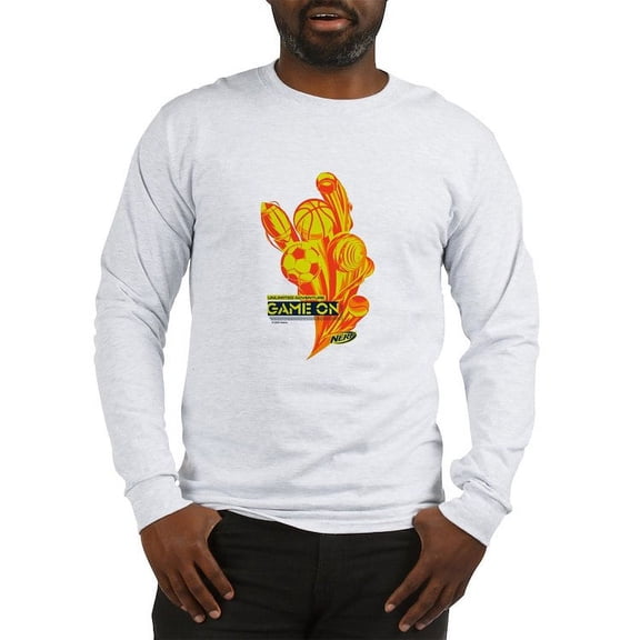CafePress - Nerf Game On Sports Long Sleeve T Shirt - Unisex Cotton Long Sleeve T-Shirt