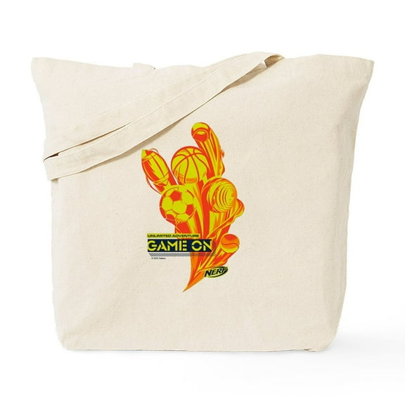CafePress - Nerf Game On Sports - Unisex Canvas Tote Bag, Beige, 1-Piece