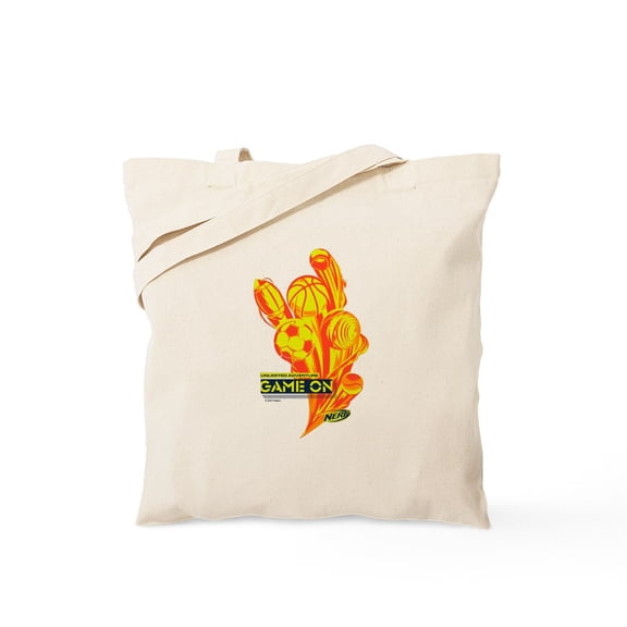 CafePress - Nerf Game On Sports - Unisex Canvas Tote Bag, Beige, 1-Piece
