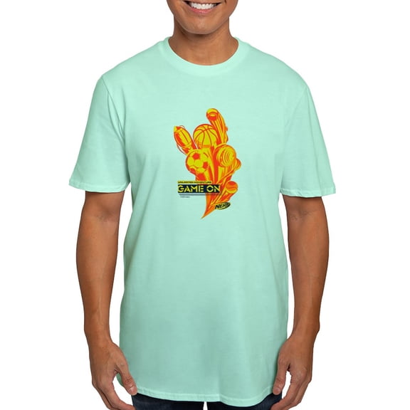 CafePress - Nerf Game On Sports T Shirt - Men's Fitted T-Shirt