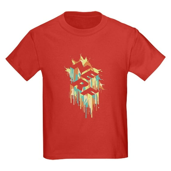 CafePress - Nerf Melted Camo T Shirt - Dark T-Shirt Kids XS-XL