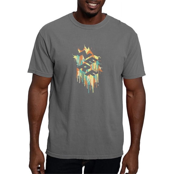CafePress - Nerf Melted Camo T Shirt - Mens Comfort Colors Shirt