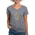 thumbnail image 1 of CafePress - Nerf Melted Camo T Shirt - Women's V-Neck Dark T-Shirt, 1 of 4