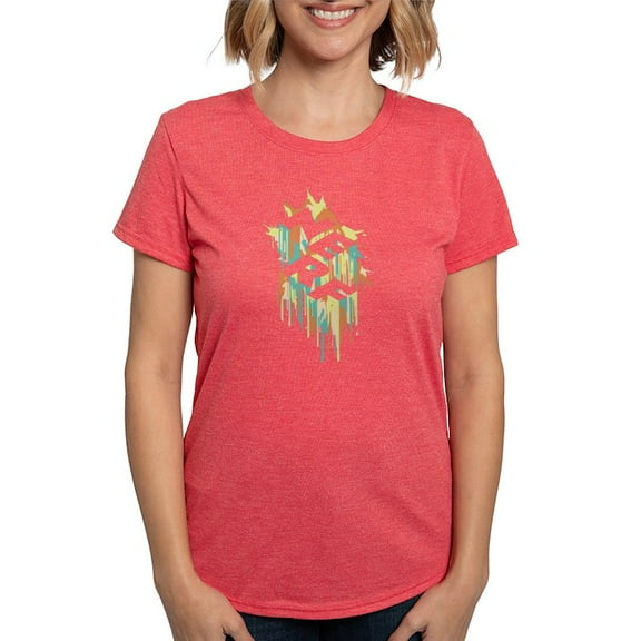 CafePress - Nerf Melted Camo T Shirt - Womens Tri-blend T-Shirt