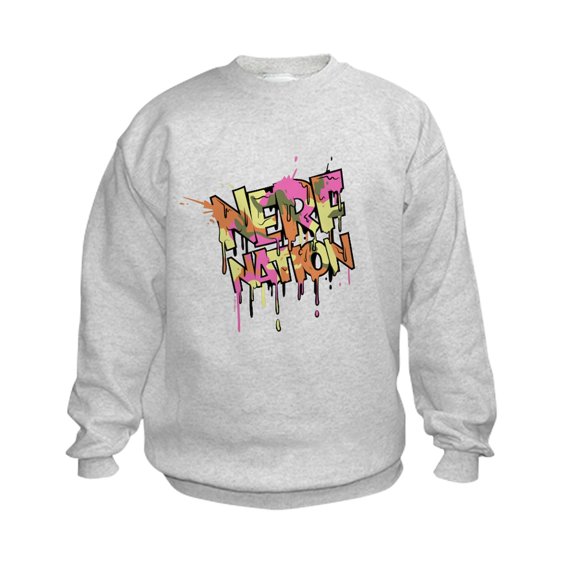 CafePress - Nerf Nation Sweatshirt - Kids Sweatshirt, Youth Crew Neck Sweatshirt