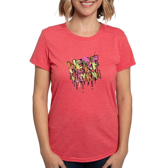 CafePress - Nerf Nation T Shirt - Womens Tri-blend T-Shirt