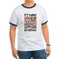 thumbnail image 1 of CafePress - Nerf Or Nothin Camo T Shirt - 100% Cotton Ringed T-Shirt, 1 of 4