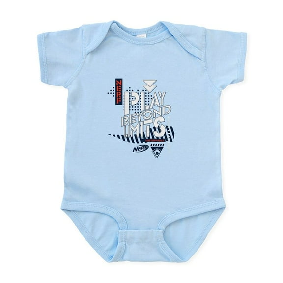 CafePress - Nerf Play Beyond Limits Body Suit - Baby Light Bodysuit, Size Newborn - 24 Months