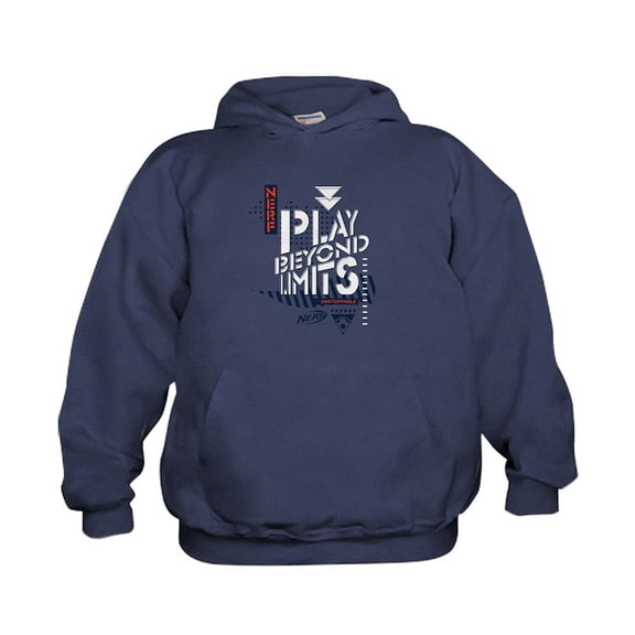CafePress - Nerf Play Beyond Limits Sweatshirt - Kids Hooded Sweatshirt, Classic Hoodie