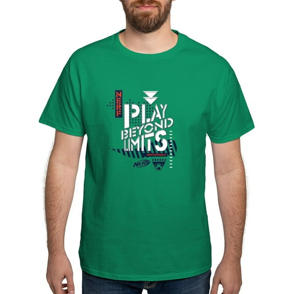 CafePress - Nerf Play Beyond Limits T Shirt - Men's Classic Graphic Cotton T-Shirt