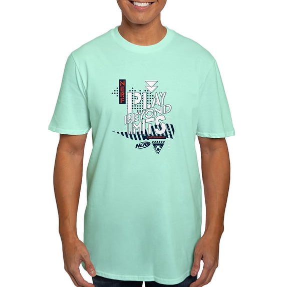 CafePress - Nerf Play Beyond Limits T Shirt - Men's Fitted T-Shirt