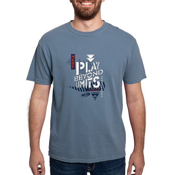 CafePress - Nerf Play Beyond Limits T Shirt - Mens Comfort Colors Shirt