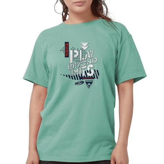 CafePress - Nerf Play Beyond Limits T Shirt - Womens Comfort Colors® Shirt