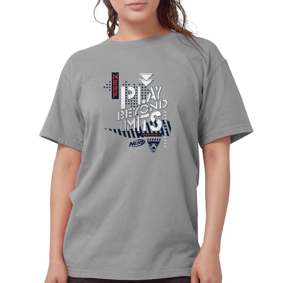 CafePress - Nerf Play Beyond Limits T Shirt - Womens Comfort Colors® Shirt