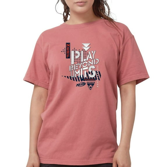 CafePress - Nerf Play Beyond Limits T Shirt - Womens Comfort Colors® Shirt