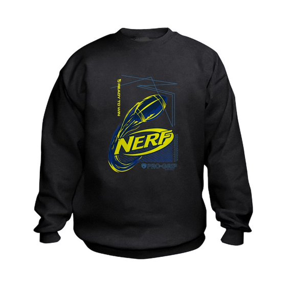 CafePress - Nerf Ready To Win Sweatshirt - Kids Sweatshirt, Youth Crew Neck Sweatshirt
