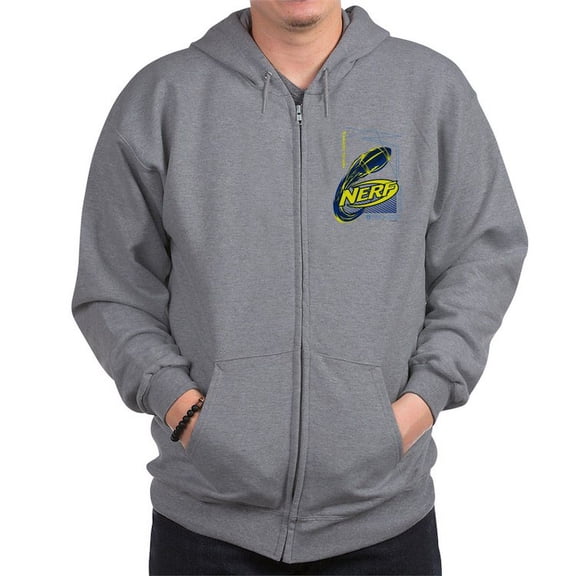 CafePress - Nerf Ready To Win Sweatshirt - Zip Hoodie, Classic Hooded Sweatshirt with Metal Zipper